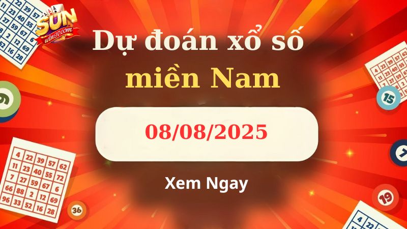Soi cầu XSMN 08/08/2025 - Dự đoán xổ số miền Nam 08/08